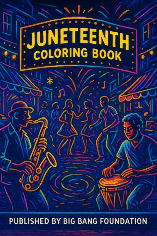 Juneteenth Coloring Book cover